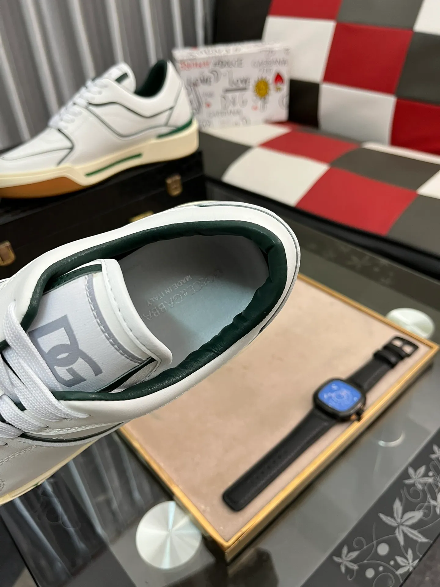Ex-factory price 480⌚️⌚️[DG] The latest official website high-top casual, men's shoes with original quality imported first-layer cowhide stitching➕Yangli [Proud] In terms of materials and workmanship, it beats all versions on the market💕Highest quality shipments. Real photos, imported fabrics highlight the unique charm of the brand😘The shoelaces are also original custom-made👻Classic lace-up shoes are very comfortable on the feet, and the sizes are 38-462⃣️Color options